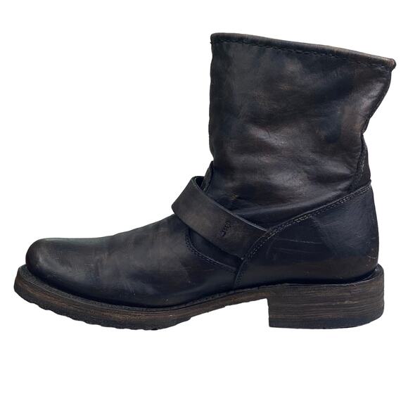 FRYE Women’s Veronica Short Distressed Moto Ankle Boot Size US 6 - Picture 2 of 11